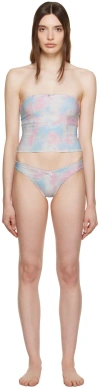 Frankies Bikinis Enzo Bikini Bottom In Dyed Daisy