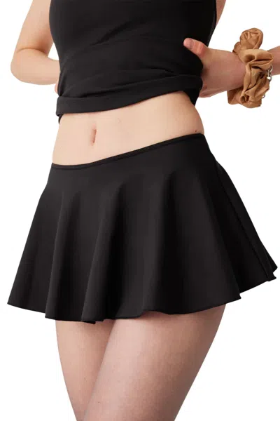 Frankies Bikinis Star Low Rise Skort In Black