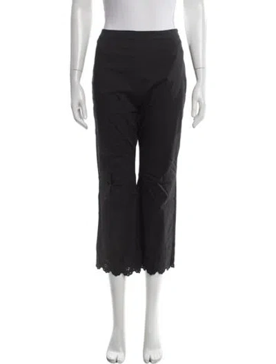 Pre-owned Frankies Bikinis Straight Leg Pants In Black