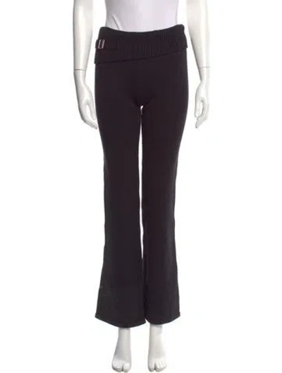 Pre-owned Frankies Bikinis Straight Leg Pants W/ Tags In Black