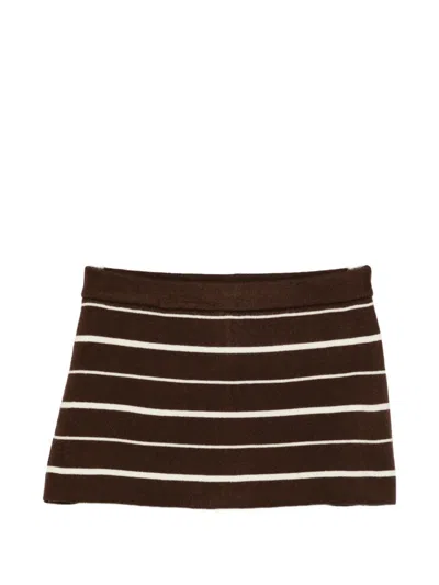 FRANKIES BIKINIS STRIPED SKIRT