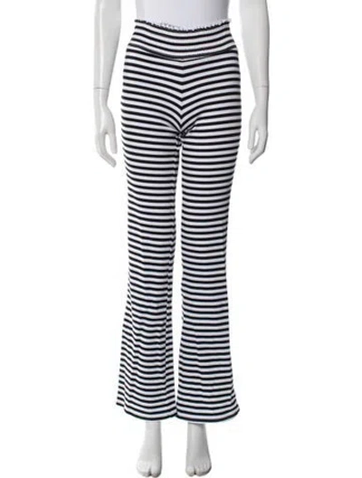 Pre-owned Frankies Bikinis Striped Wide Leg Pants W/ Tags In Multi
