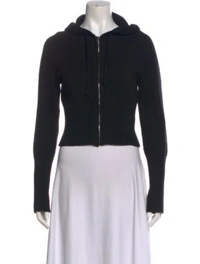 Pre-owned Frankies Bikinis Sweater In Black