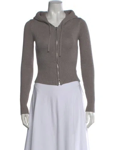 Pre-owned Frankies Bikinis Sweater In Gray