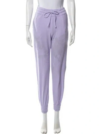 Pre-owned Frankies Bikinis Sweatpants In Purple