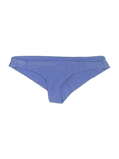 Pre-owned Frankies Bikinis Swimsuit Bottoms In Blue