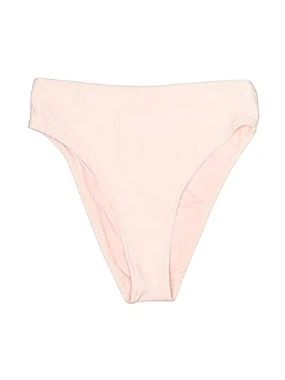 Pre-owned Frankies Bikinis Swimsuit Bottoms In Pink