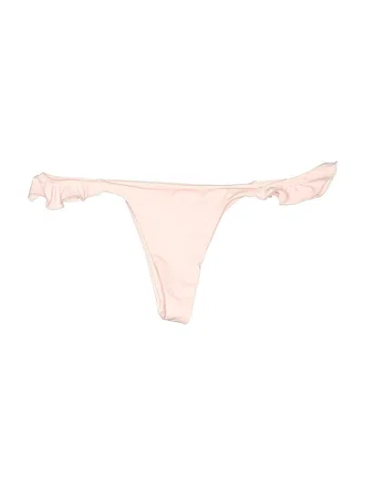 Pre-owned Frankies Bikinis Swimsuit Bottoms In Pink