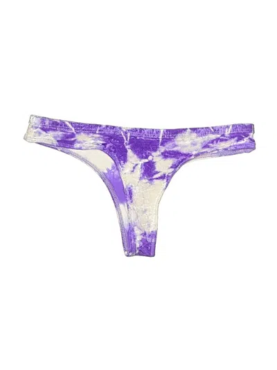 Pre-owned Frankies Bikinis Swimsuit Bottoms In Purple