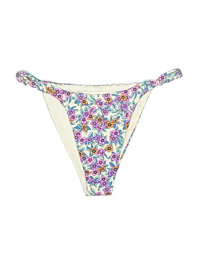 Pre-owned Frankies Bikinis Swimsuit Bottoms In White