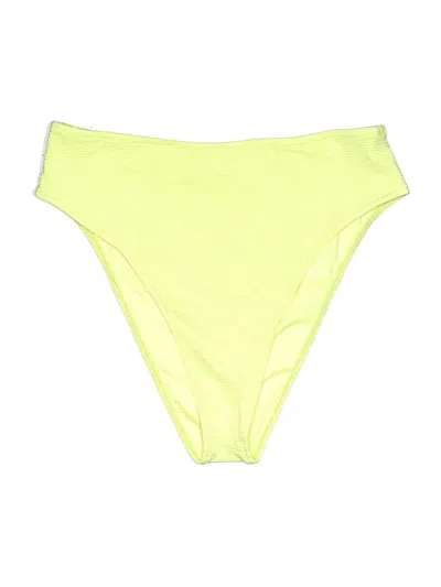 Pre-owned Frankies Bikinis Swimsuit Bottoms In Yellow