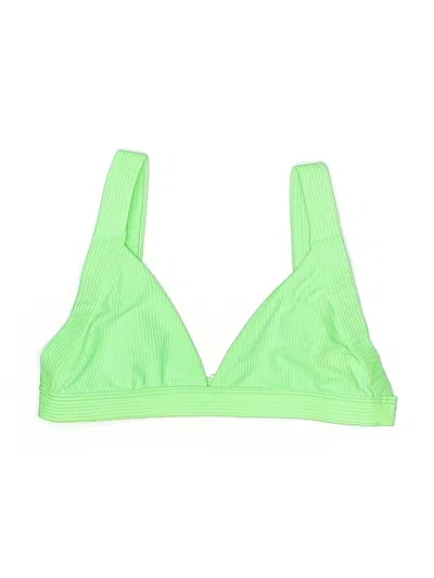 Frankies Bikinis Swimsuit Top Green Swimwear