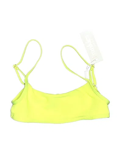 Frankies Bikinis Swimsuit Top Yellow Swimwear