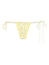 Frankies Bikinis Nylon Beachwear In Gelb