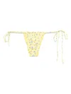 Frankies Bikinis Tidal Bikini Bottom In Yellow