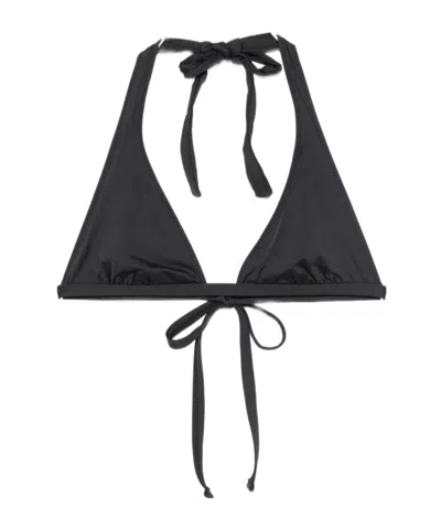 Frankies Bikinis Tie-side Bikini In Black