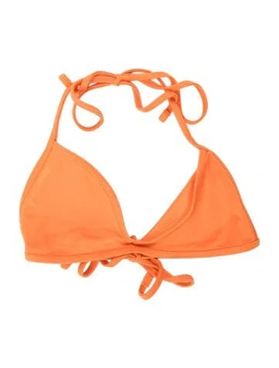 Pre-owned Frankies Bikinis Top In Orange