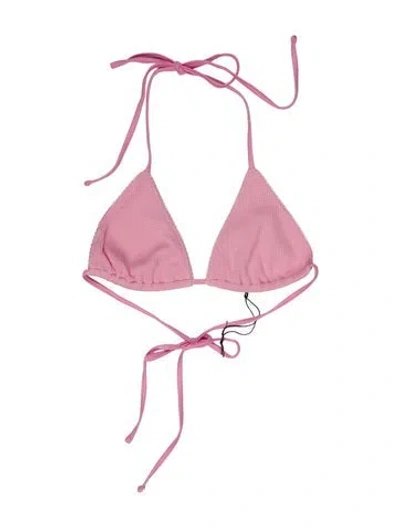 Pre-owned Frankies Bikinis Top W/ Tags In Pink