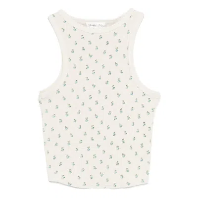 Frankies Bikinis Tops Neutral, Green