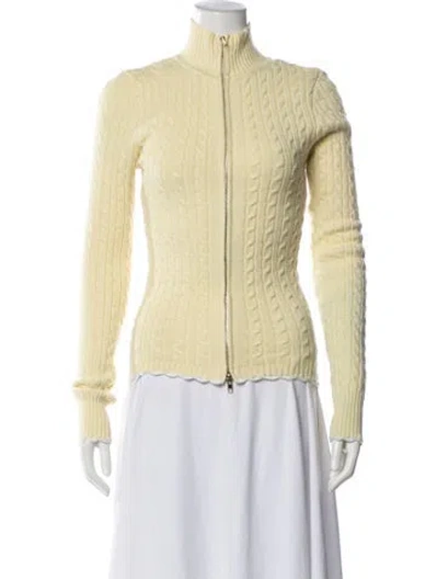 Pre-owned Frankies Bikinis Turtleneck Sweater In Blue