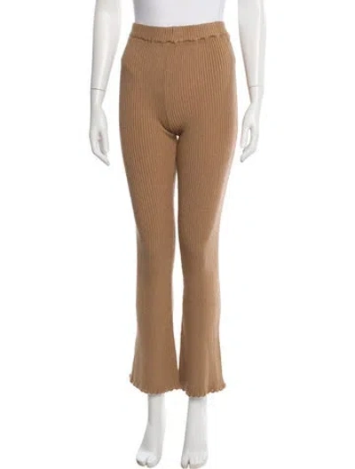 Pre-owned Frankies Bikinis Wide Leg Pants W/ Tags In Neutral