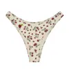 Frankies Bikinis Women's Dove Bikini Bottom In Strawberry Field In Multi