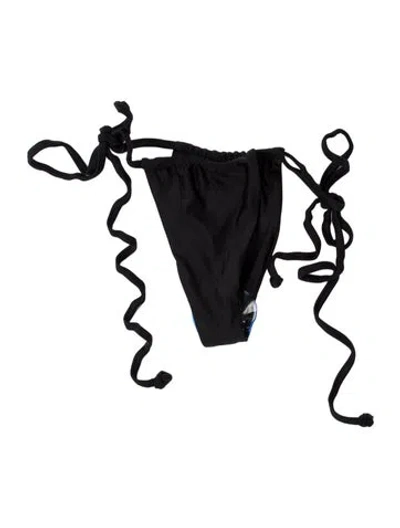 Pre-owned Frankies Bikinis X Alo Yoga Bottoms In Blue