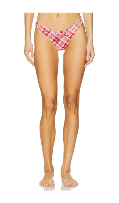 Frankies Bikinis X Bella Hadid Dove Bikini Bottom In Lover's Lane