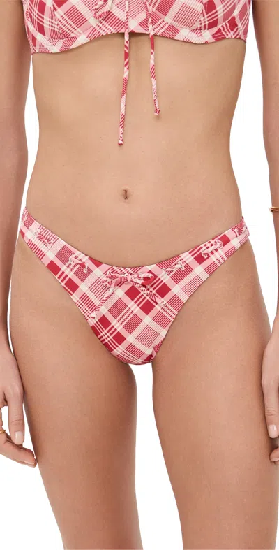 Frankies Bikinis X Bella Hadid Dove Bikini Bottoms Lover's Lane