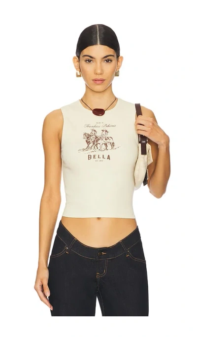 Frankies Bikinis X Bella Hadid Reno Rib Tank In 沙色