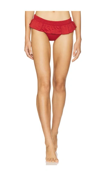 Frankies Bikinis X Bella Hadid Sunday Bikini Bottom In Valentine