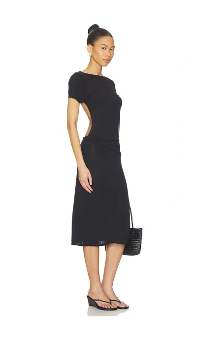 Frankies Bikinis X Jennie Rosalie Knit Midi Dress In Black