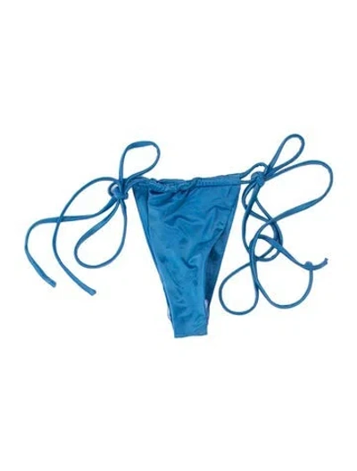 Pre-owned Frankies Bikinis X Naomi Osaka Top In Blue