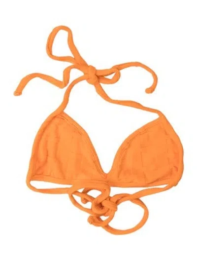 Pre-owned Frankies Bikinis X Naomi Osaka Top In Orange