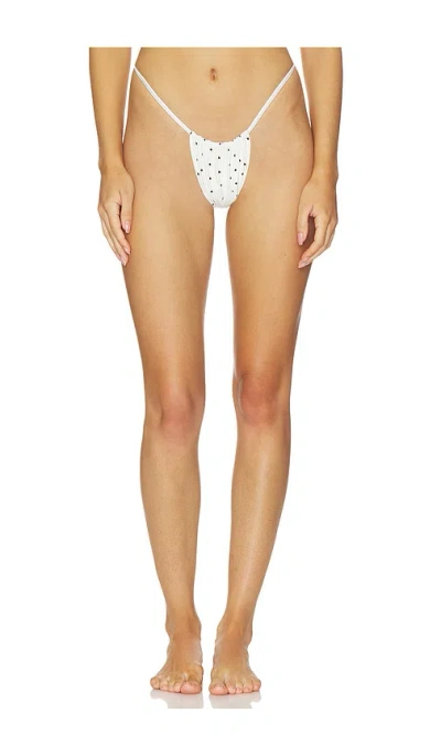 Frankies Bikinis X Paige Lorenze Conrad Satin Bikini Bottom In Multi