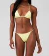 Frankies Bikinis X Pamela Anderson Zeus Micro Triangle Bikini Top In Paradise Cove