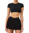 Frankies Bikinis Zippy Baby Tee Top In Black In Black