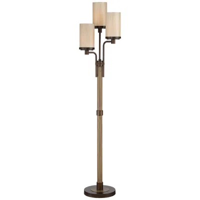 Franklin Iron Works Astoria 71" High Faux Wood 3-light Tree Floor Lamp