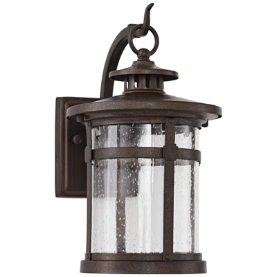 Franklin Iron Works Callaway 11 1/2" Rustic Bronze Led Outdoor Light