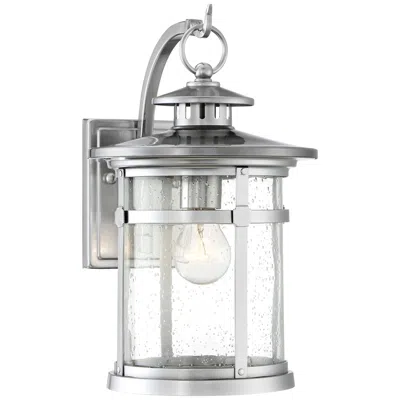 Franklin Iron Works Callaway 11 3/4" High Chrome Lantern Wall Sconce