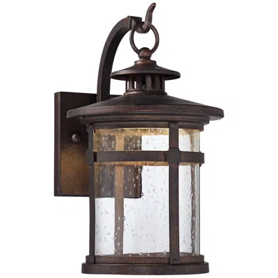 Franklin Iron Works Callaway 14 1/2" Bronze Led Lantern Outdoor Light