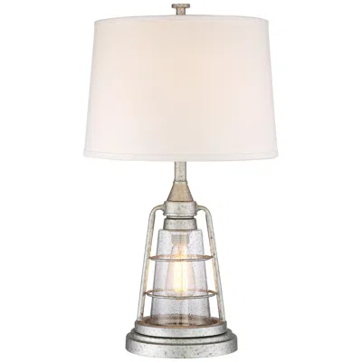 Franklin Iron Works Fisher 28 3/4" Metal Night Light Lamp With Dimmer