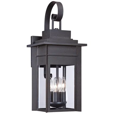 Franklin Iron Works Franklin Iron Bransford 21" High Black-gray Outdoor Wall Light Lantern