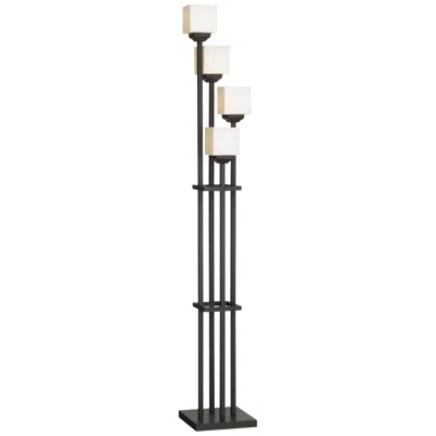 Franklin Iron Works Franklin Iron Light Tree 72 1/2" 4-light Floor Lamp With Usb Dimmer