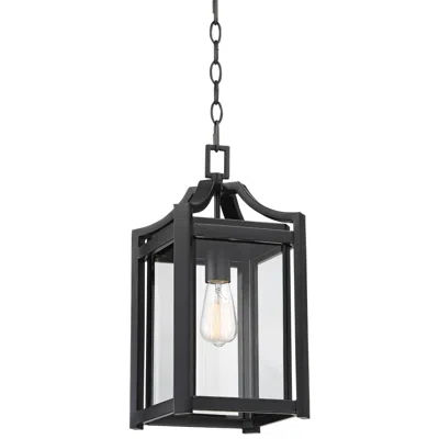 Franklin Iron Works Franklin Iron Rockford 17 1/4" High Black Outdoor Hanging Light
