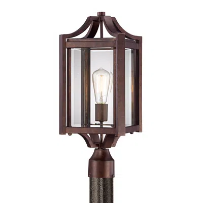 Franklin Iron Works Franklin Iron Rockford 20 1/4" High Bronze Outdoor Post Light