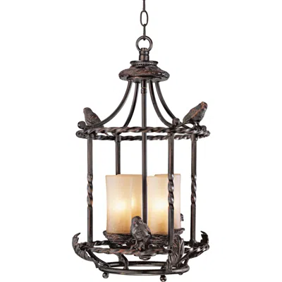 Franklin Iron Works Franklin Iron Song Birds 13" Wide Pendant Indoor-outdoor Chandelier