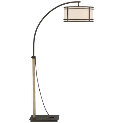 Franklin Iron Works Gentry Oil-rubbed Bronze Arc Floor Lamp With Smart Socket