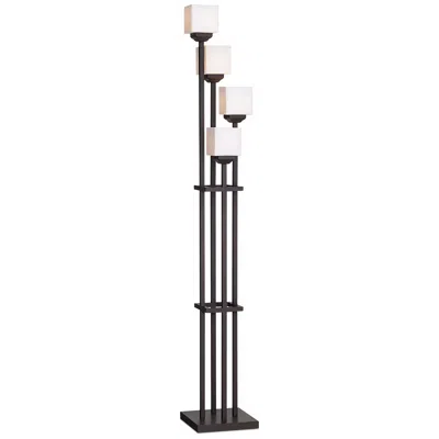 Franklin Iron Works Light Tree 72 1/2" 4-light Torchiere Floor Lamp