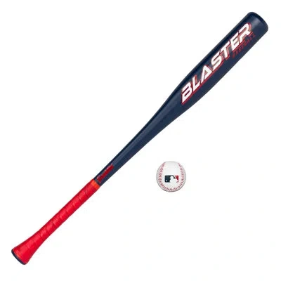 Franklin Sports Blaster Plastic Baseball Bat + Ball Set In Blue;red